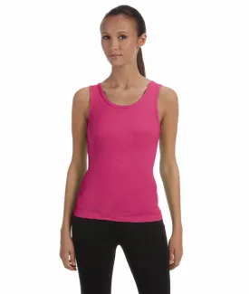 1080 Bella   Canvas Ladies' Stretch Rib Tank Top | Berry