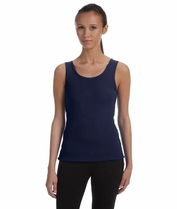 1080 Bella   Canvas Ladies' Stretch Rib Tank Top | Navy