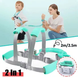 2 in 1: Toddler harness   Anti-slip wrist strap