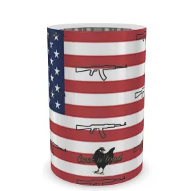 #411 cocknload wine bottle cooler usa print