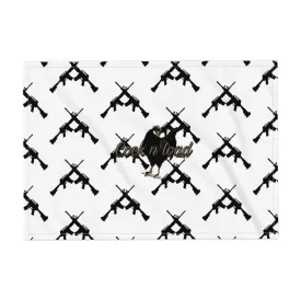 #503 cocknload fabric placemats gun  print