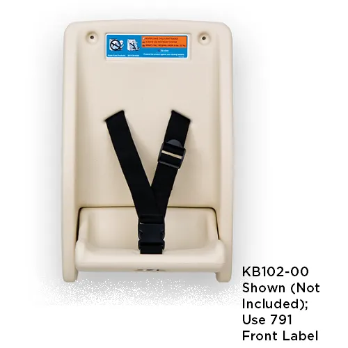 791 - FRONT LABELS for KB102 Child Protection Seats