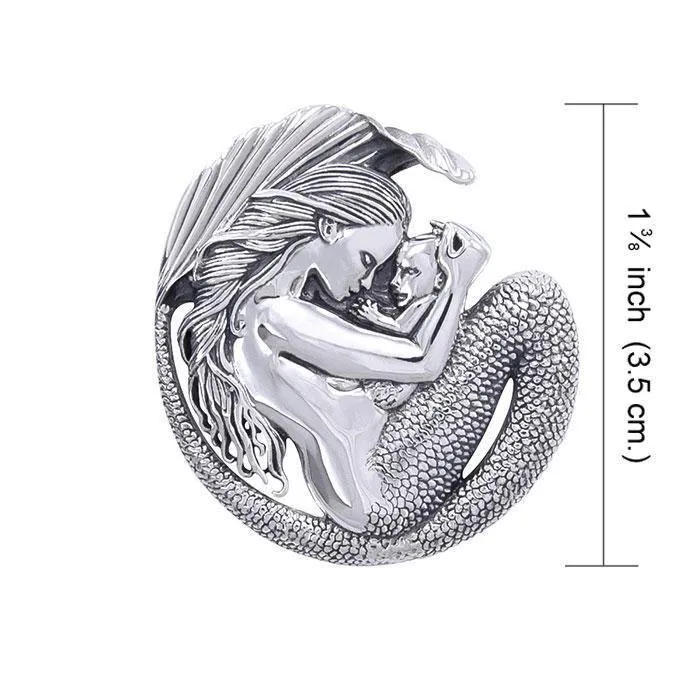 A Loving Motherhood Mermaid by Selina Fenech ~ Sterling Silver Pendant Jewelry TPD289