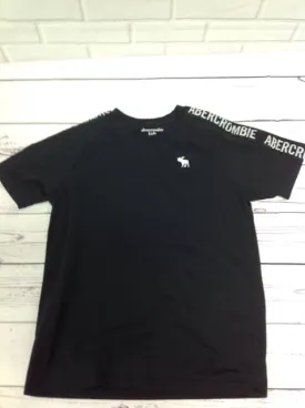 Abercrombie & Fitch Black Print Logo Top