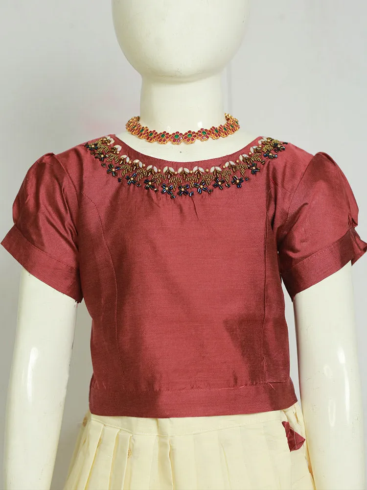 Adorable Cotton Kids Set Pattupavadai - Just ₹644! 🌸