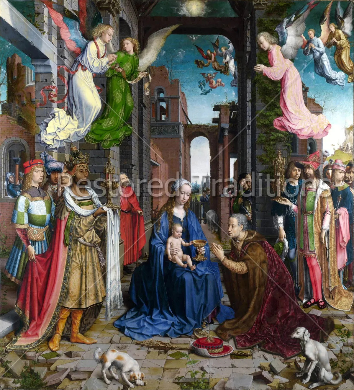Adoration of the Magi - Gossaert