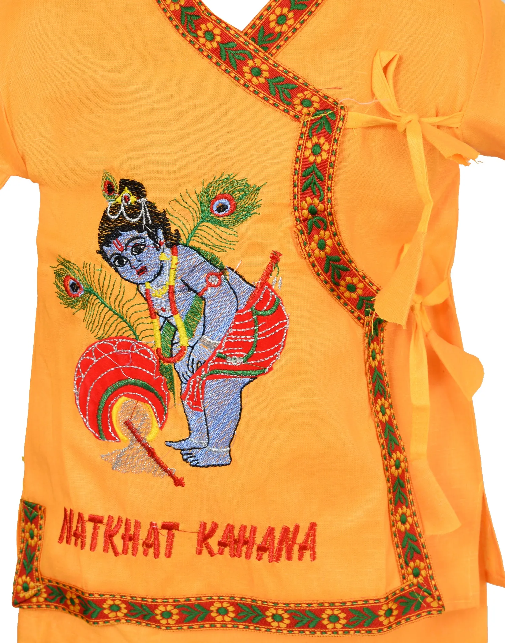 Ahhaaaa Kids Ethnic Cotton Kurta and Dhoti Pant Set for Boys