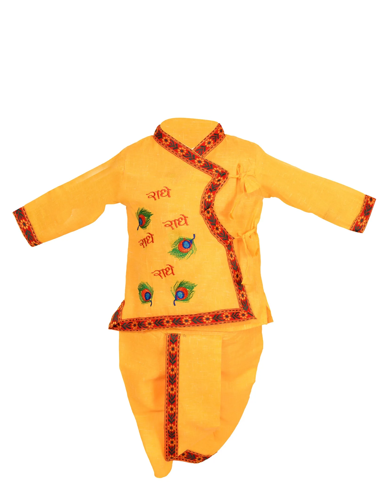 Ahhaaaa Kids Ethnic Cotton Kurta and Dhoti Pant Set for Boys