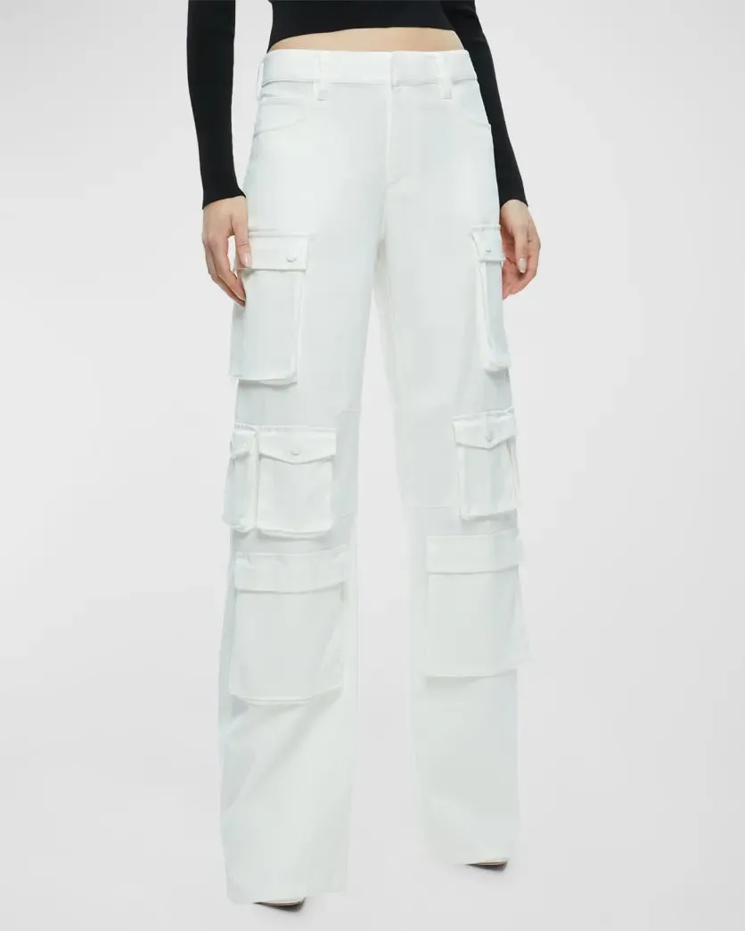Alice and Olivia Mid-rise Baggy Cargo Pants