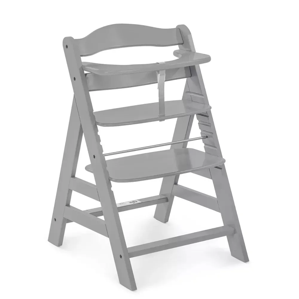 Alpha  Highchair with Tray - Grey