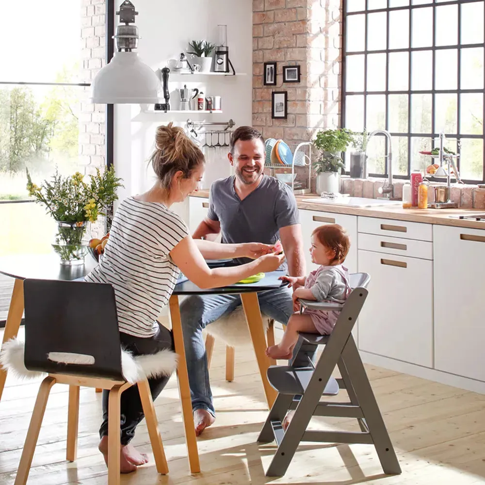 Alpha  Highchair with Tray - Grey
