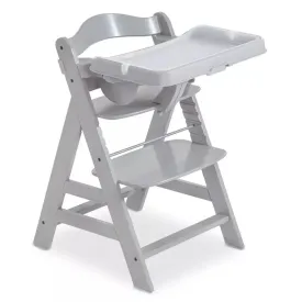 Alpha  Highchair with Tray - Grey
