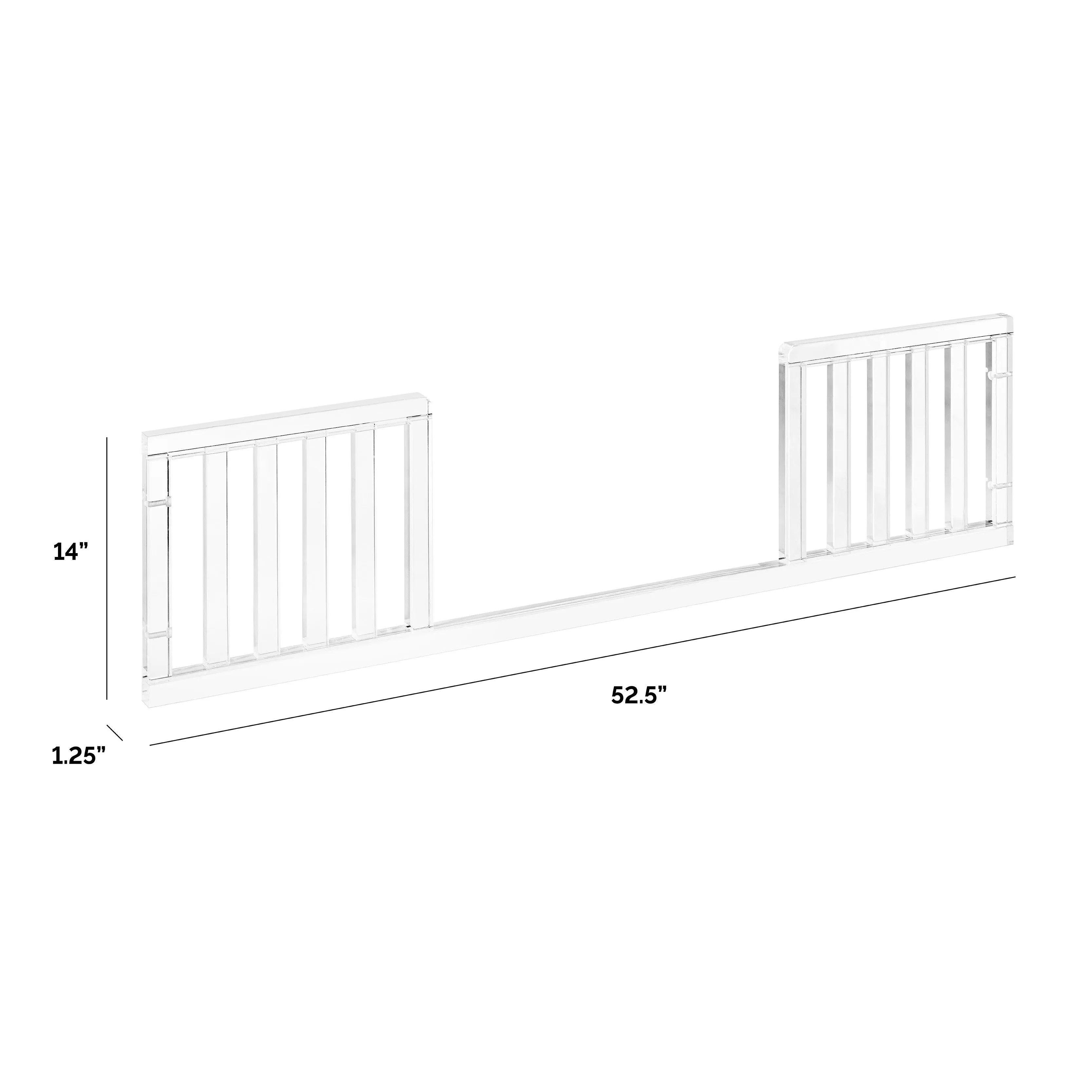 Altair Acrylic Toddler Bed Conversion Kit