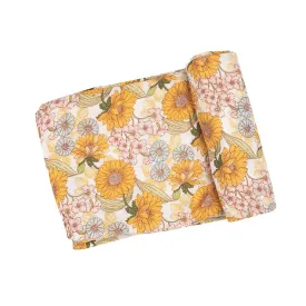 Angel Dear Muslin Single Swaddle Blanket Sunflower Child