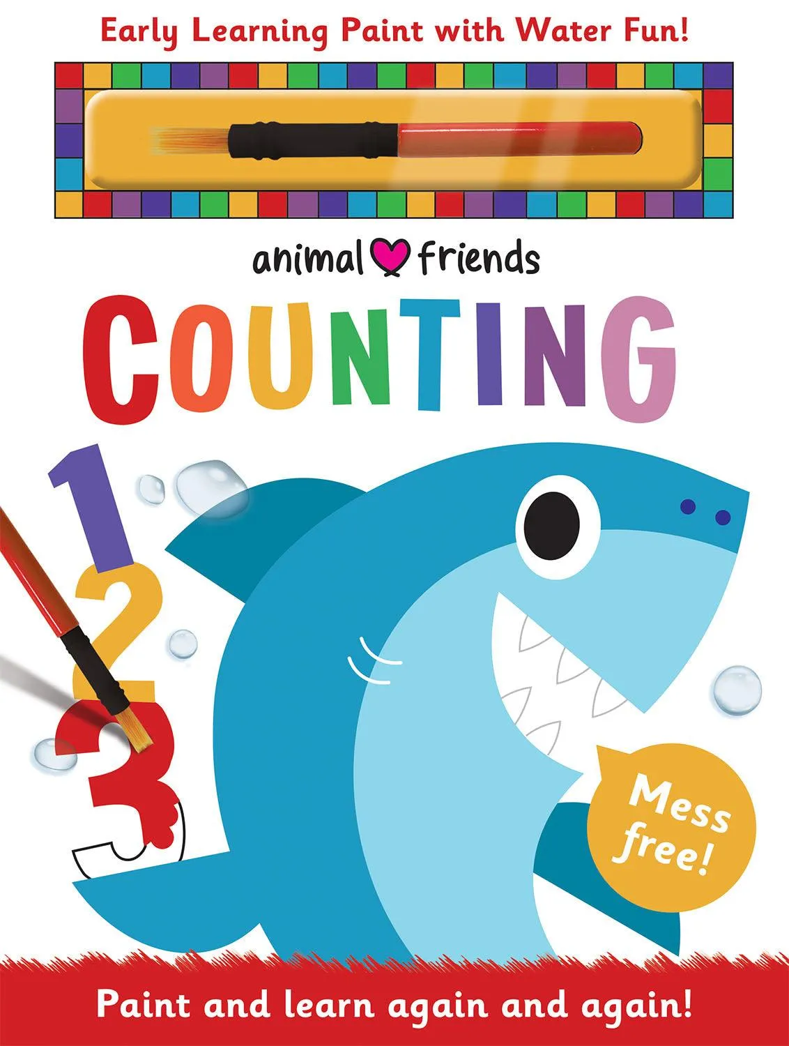 Animal Friends Early Learning Magic Water Colouring Books