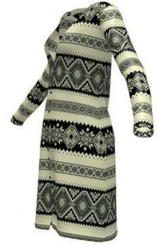 Arabesque Ladies Cardigan Dress