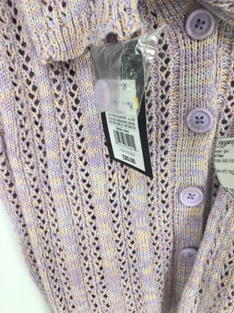 Art Class Child Size 10 Purple Sweater - girls