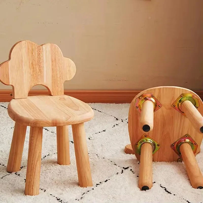 Assemblable Children'S Room Decoration Animal Shaped Creative Cartoon Kid Wooden Chairs
