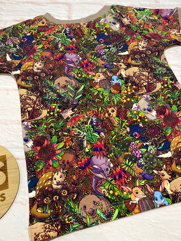 Aussie Animal short sleeve tee - Size Med (3-6y) - Platypus