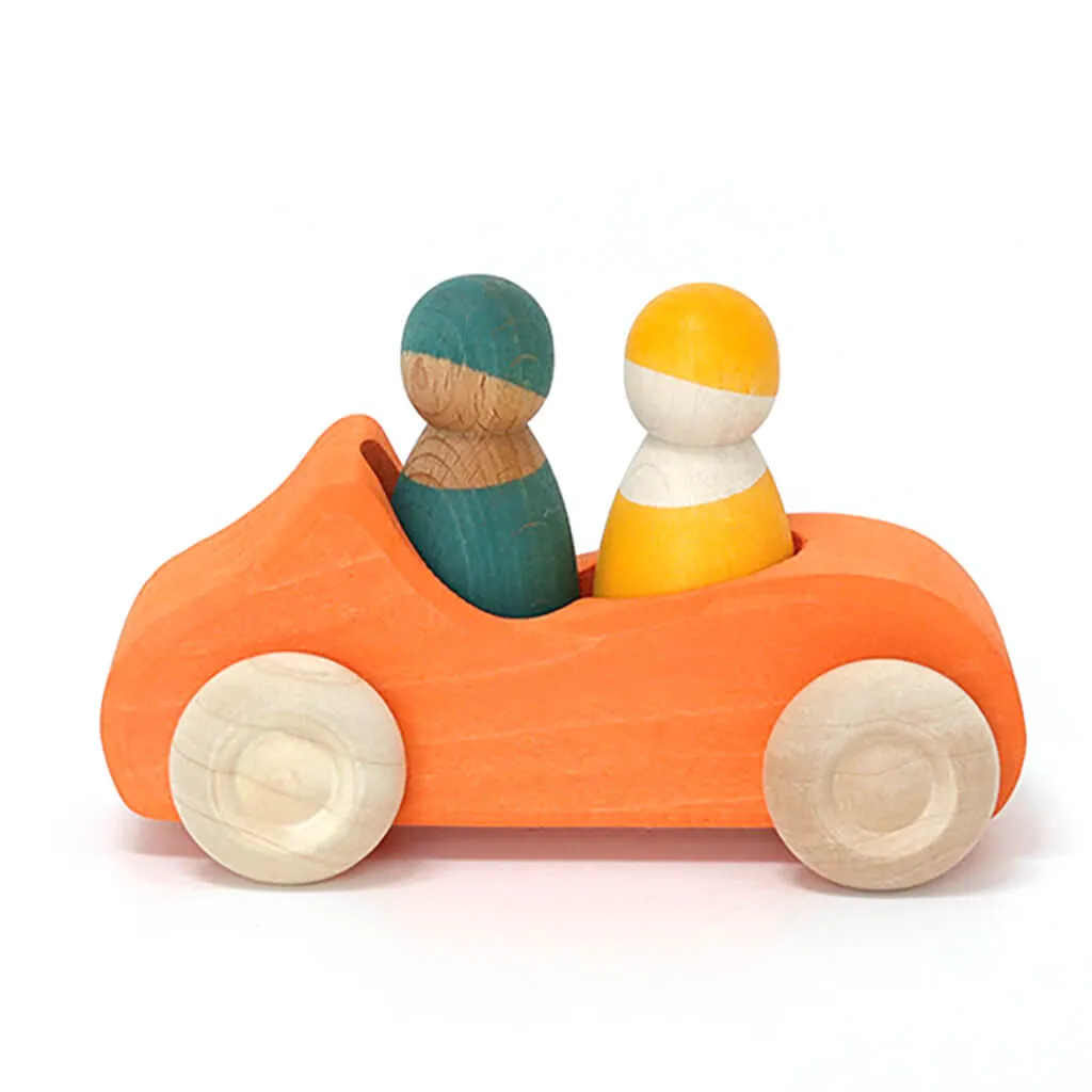 Authentic Grimm's Large Convertible Car Orange