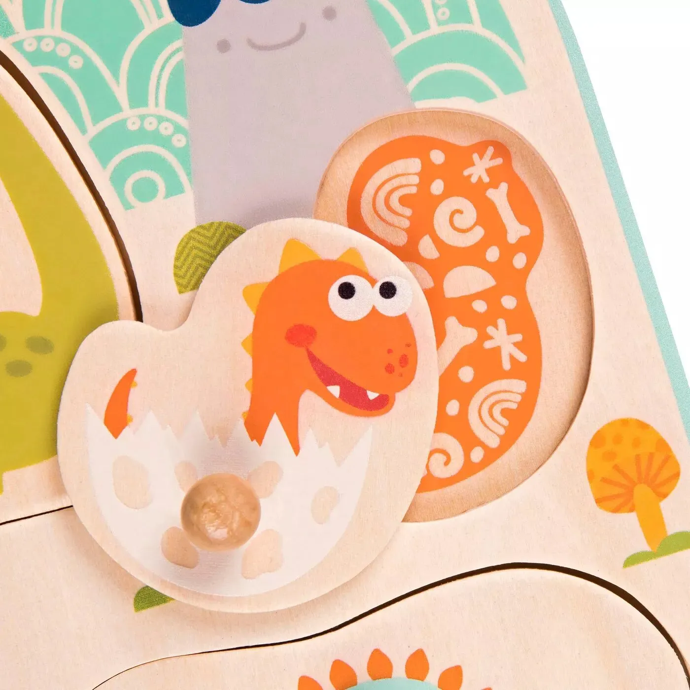 B. toys - Puzzle Wooden Dinosaurs