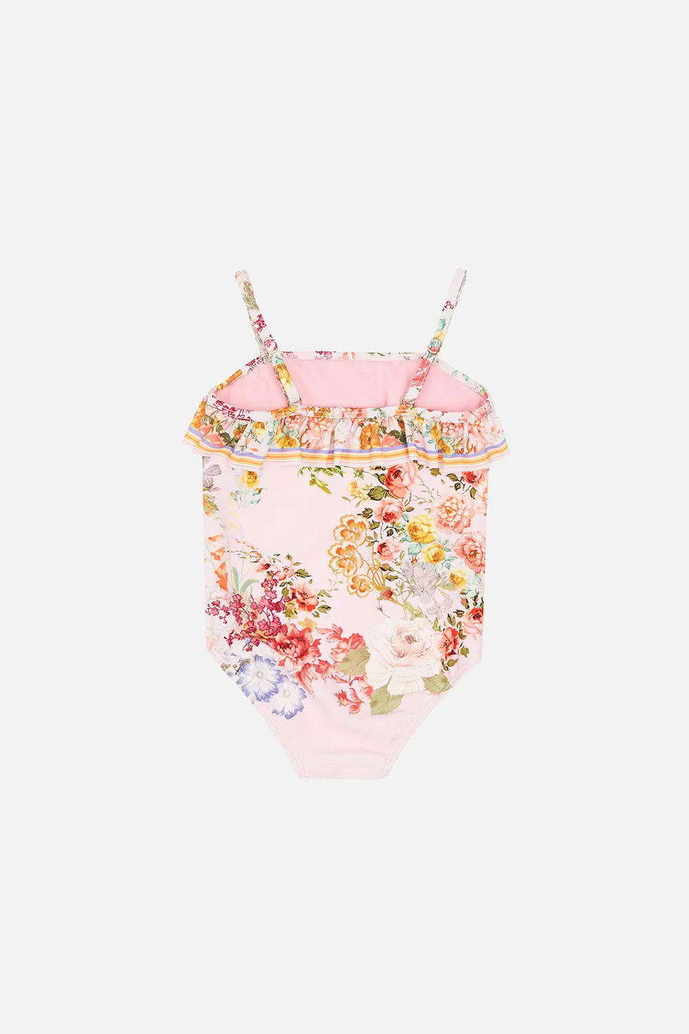 BABIES ONE PIECE WITH FRILL FLOWER CHILD