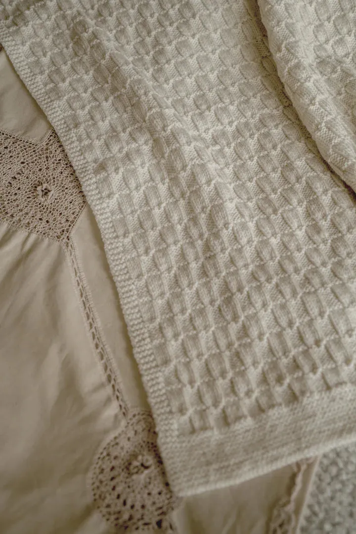 Baby Cakes Waffle Blanket Bc57 Knitting Pattern