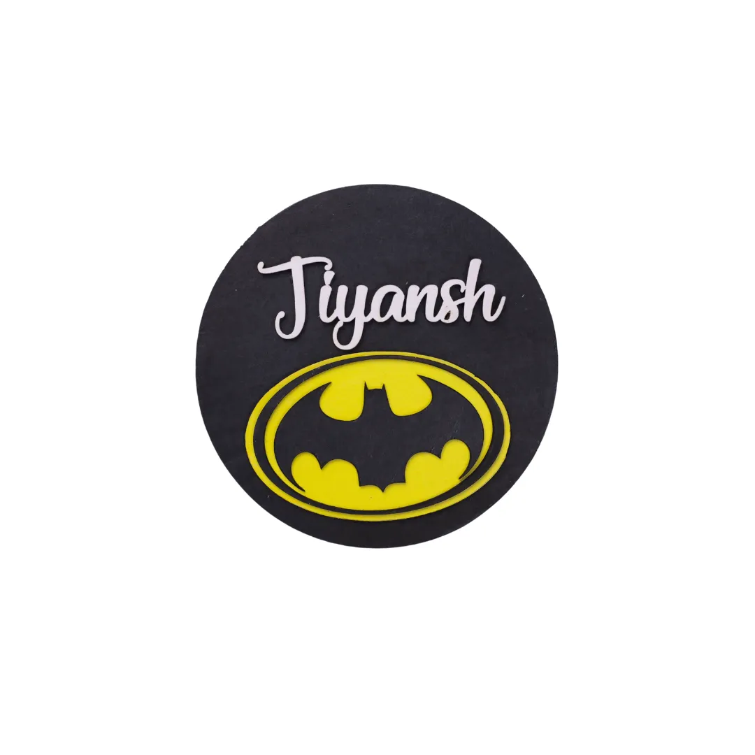 Batman Kids Name Plate