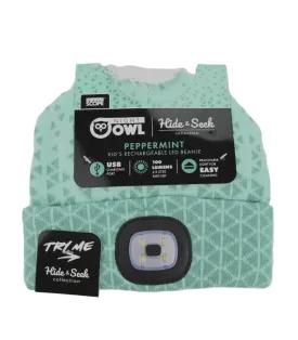 Beanie Hat   Night Owl Lighted Pepermint Kids  Ngtkhs-pm
