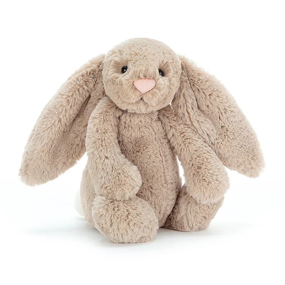 Beige Bashful Bunny Jellycat, Medium