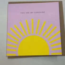 Bold Bunny Cards - You are my sunshine
