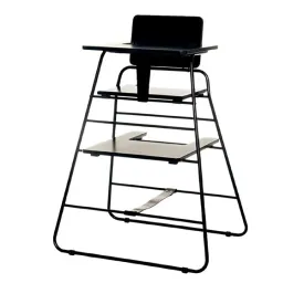 BudtzBendix TOWERchair and Tray - Black (w. black leather)