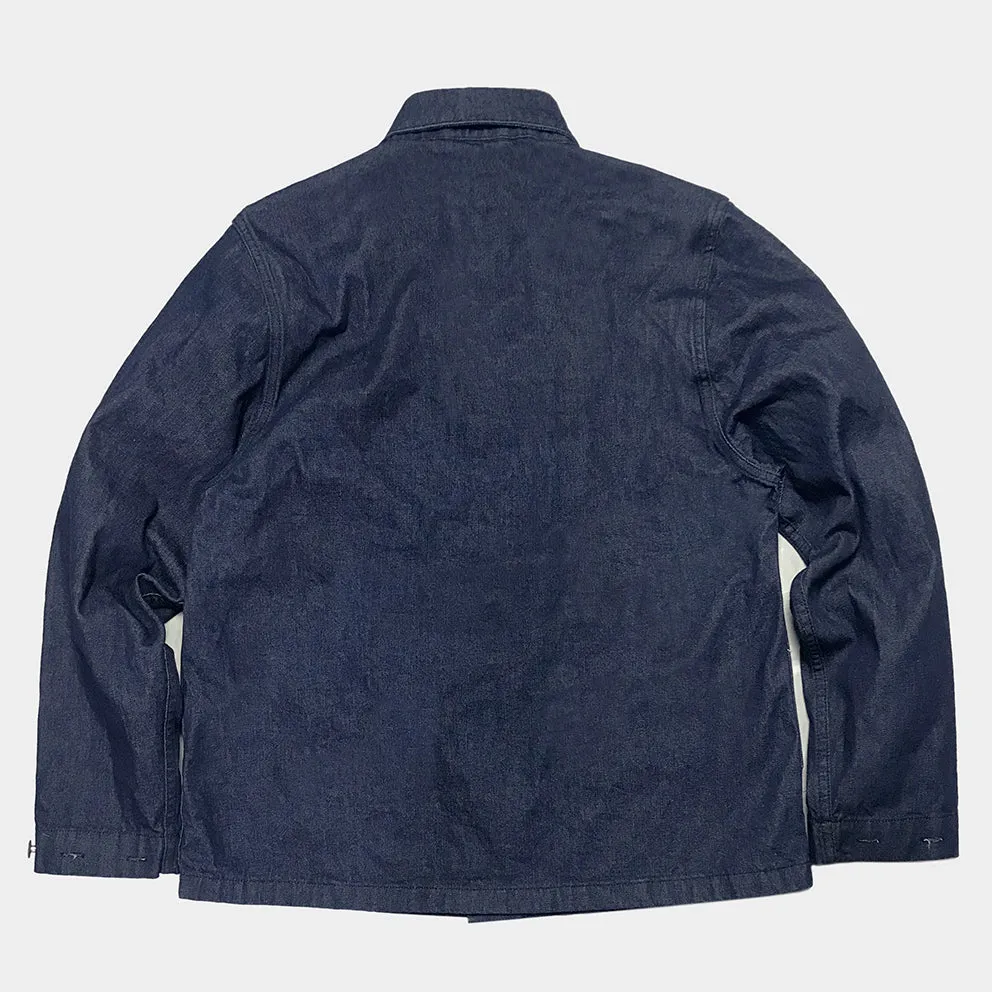 BZEN M.3155 RP-44 REGULAR FIT 4 POCKET INDIGO DENIM JACKET-12oz-E0 INDIGO