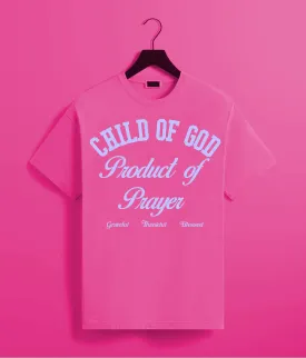 CHILD OF GOD PRODUCT OF PRAYER TEE (HELECONIA/CAROLINA)