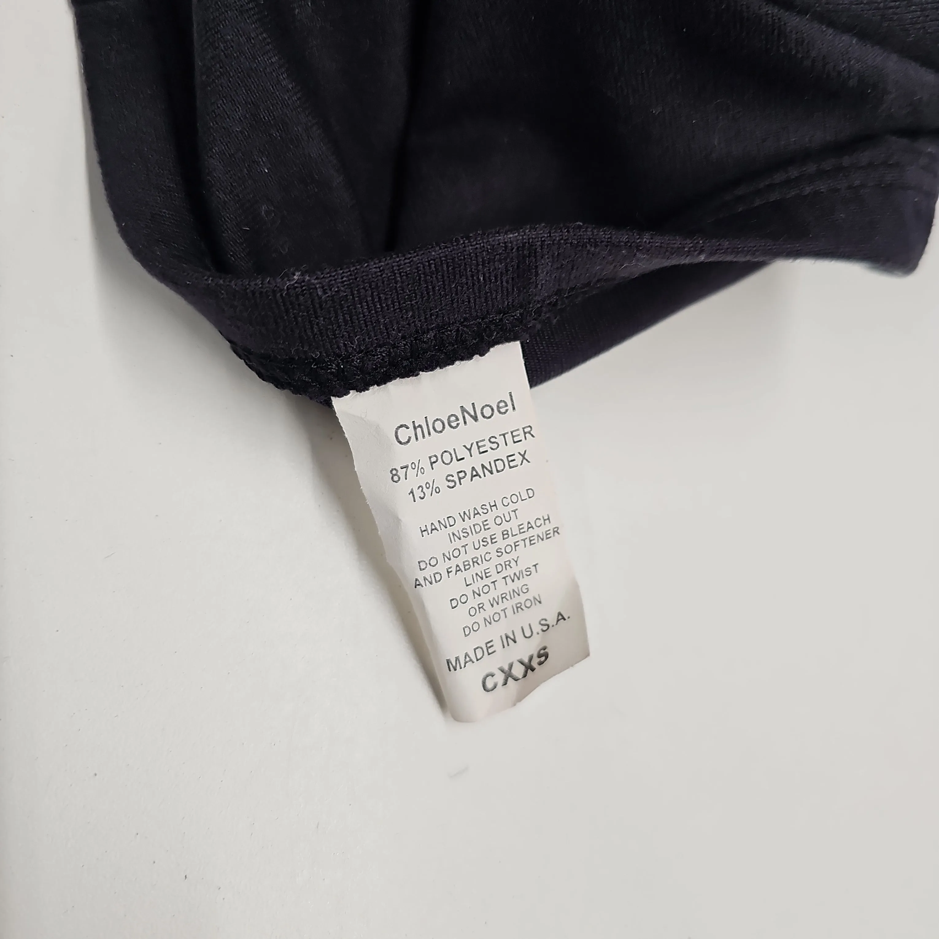 Chloe Noel K02 Black Girls Size XXS New Figure Skating Skirt
