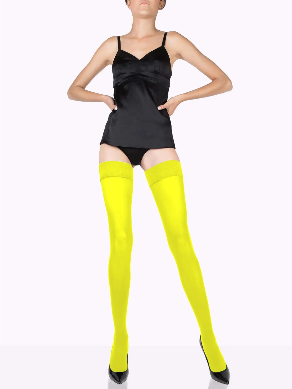 CLAUDIA Matte Thigh Highs