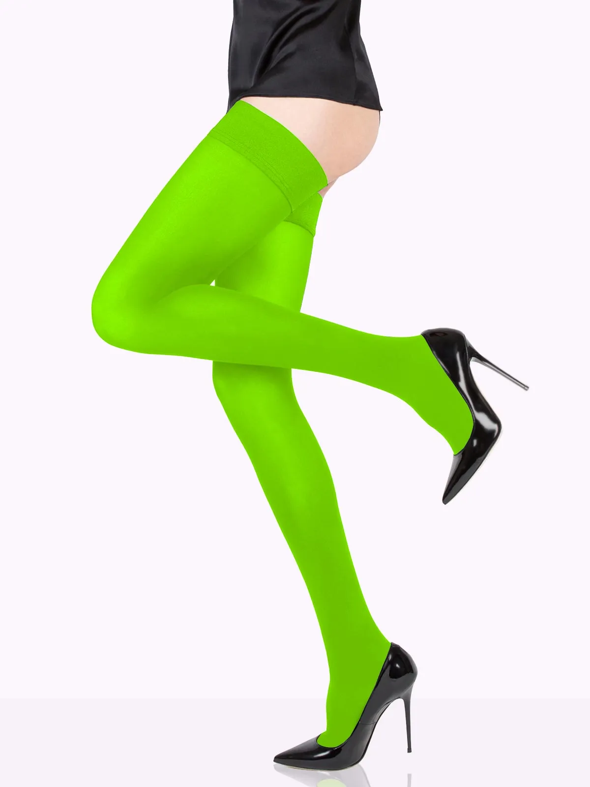 CLAUDIA Matte Thigh Highs