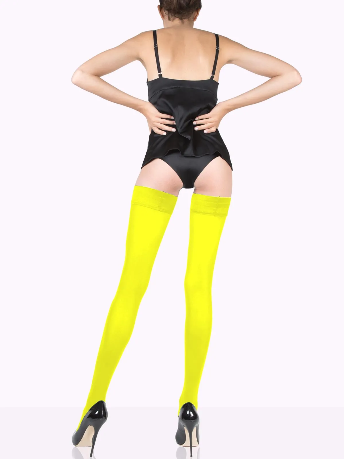 CLAUDIA Matte Thigh Highs