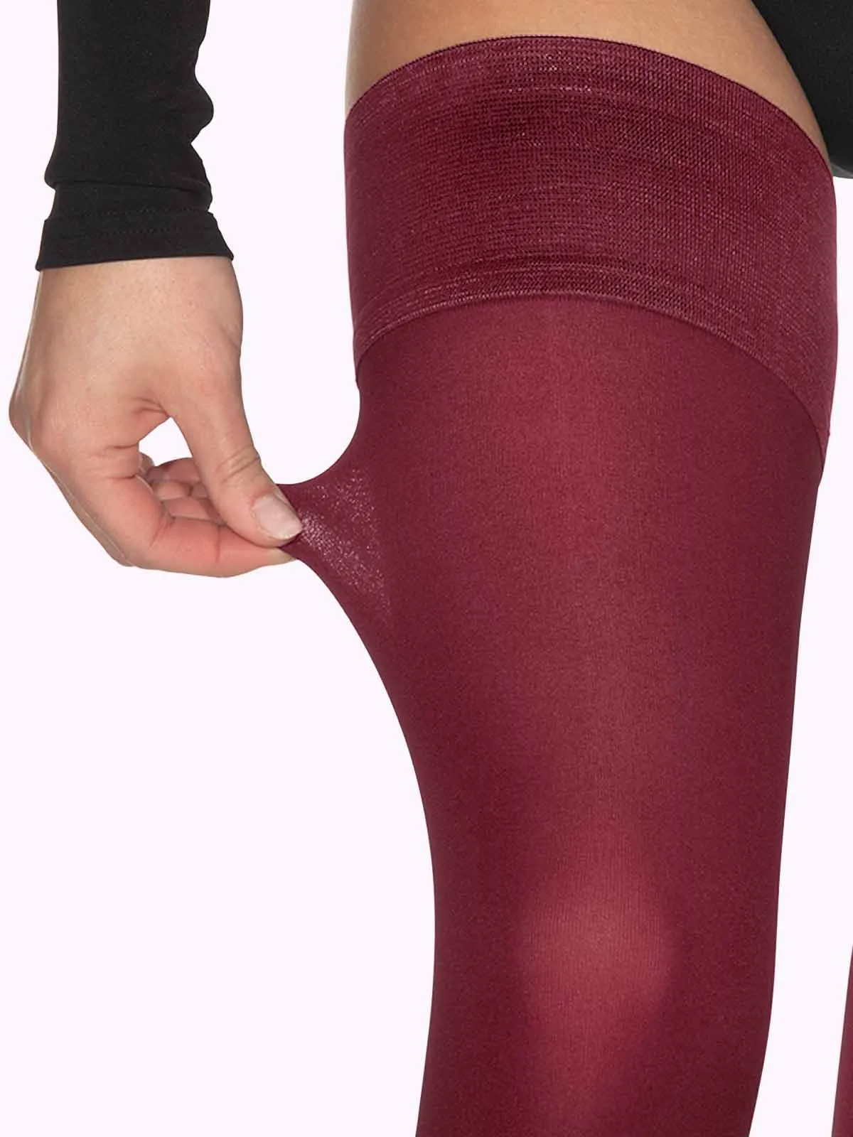 CLAUDIA Matte Thigh Highs