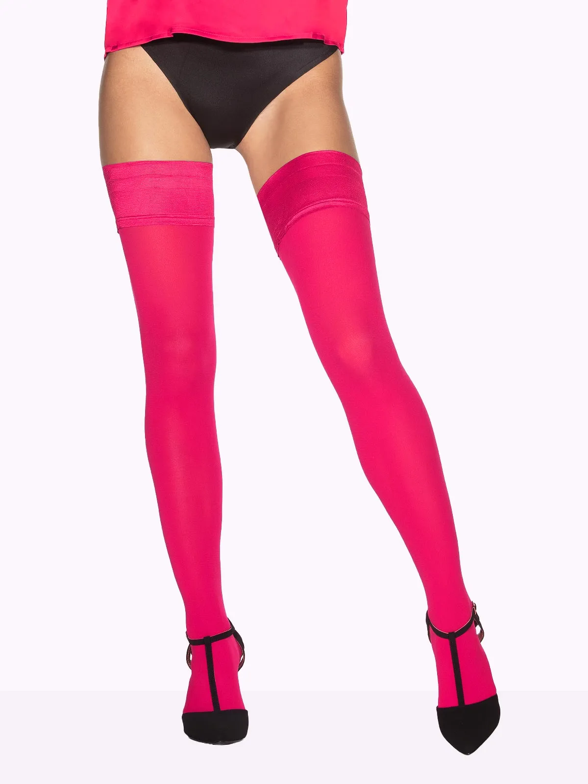 CLAUDIA Matte Thigh Highs