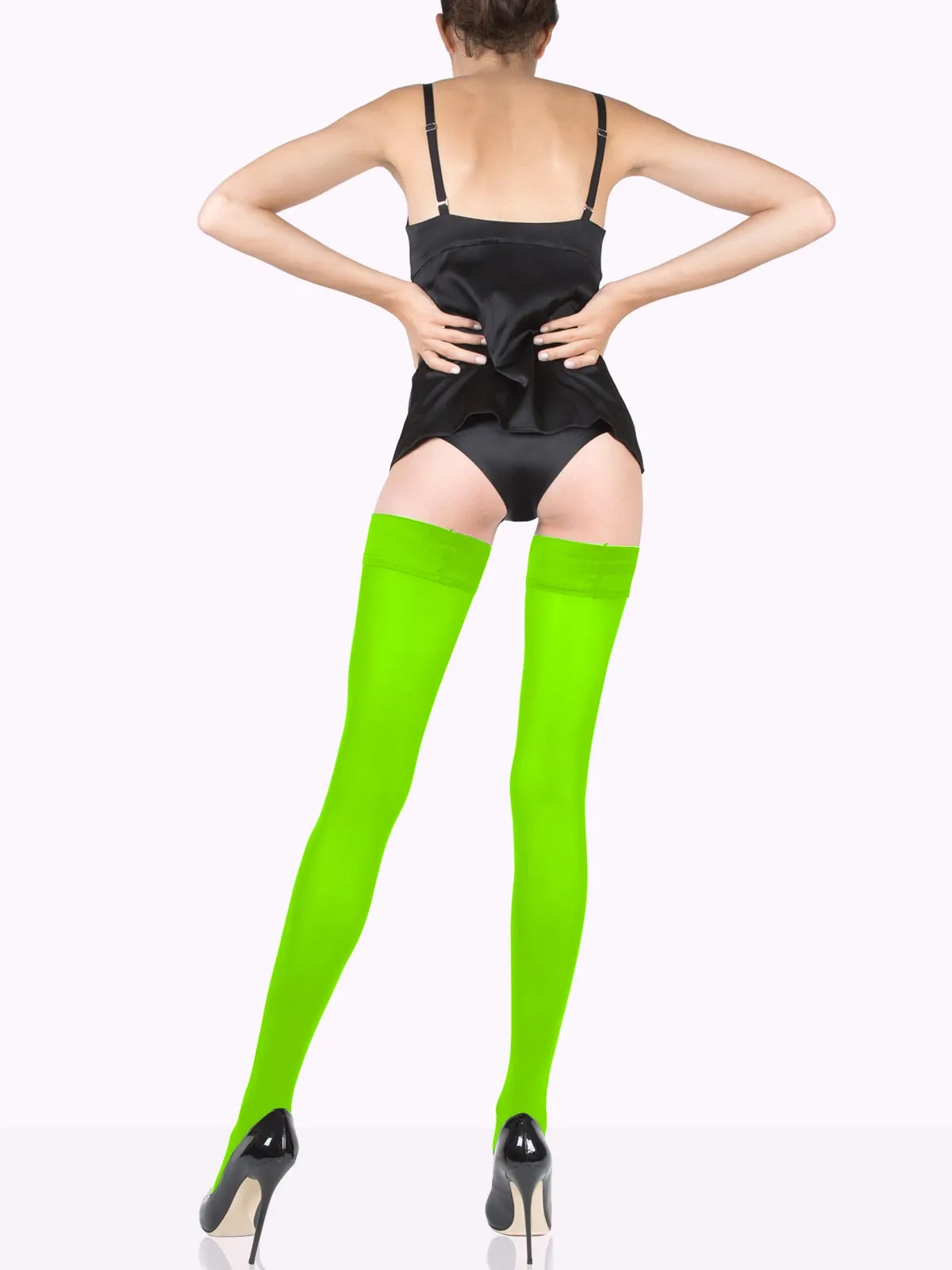 CLAUDIA Matte Thigh Highs