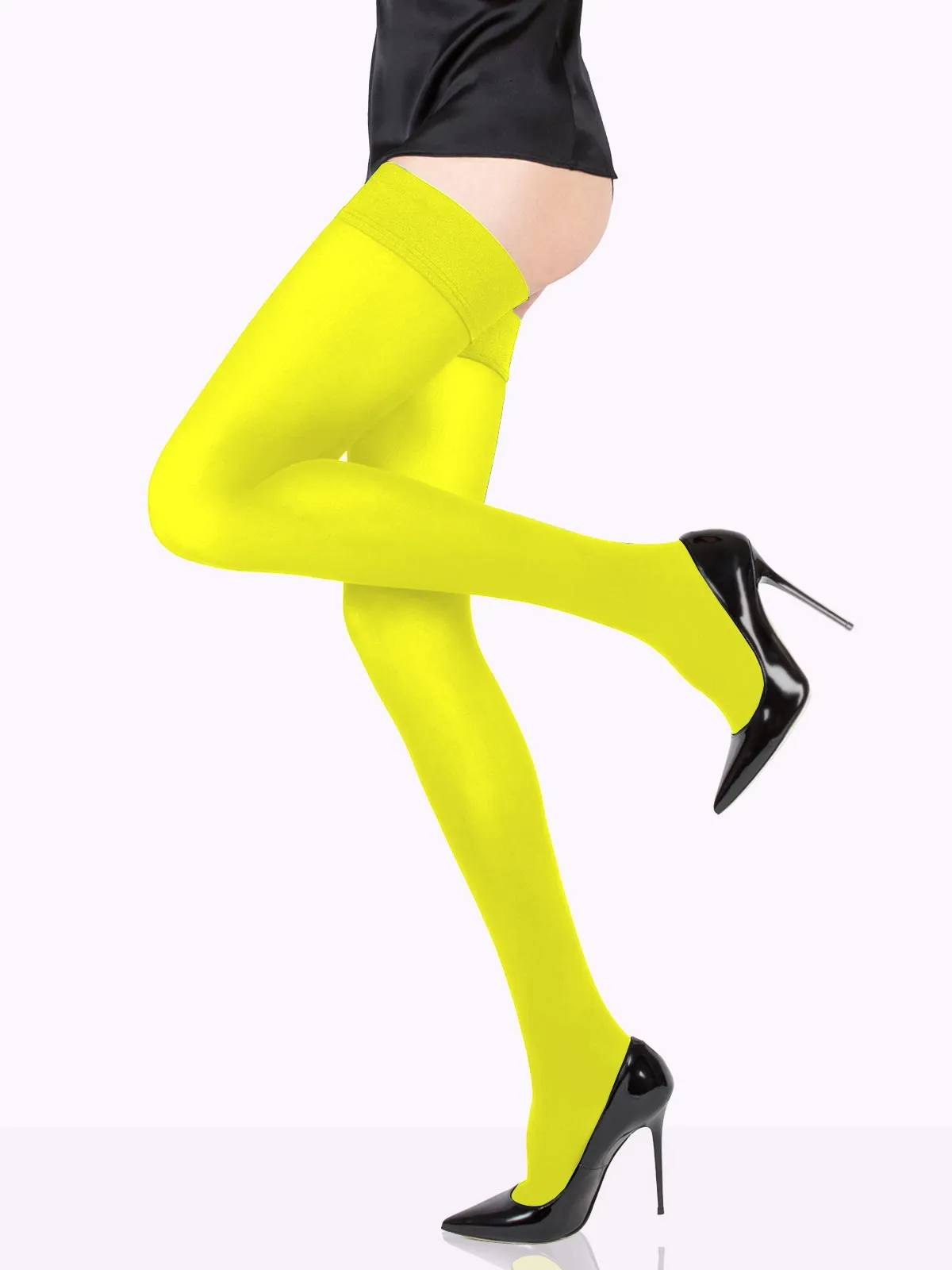 CLAUDIA Matte Thigh Highs