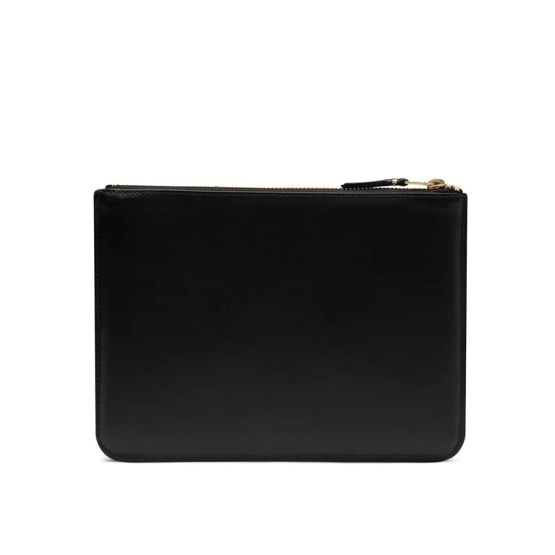COMME des GARÇONS WALLET Classic Print Check - Black