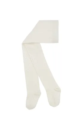 Crawling Tights Wool/Silk - Creme
