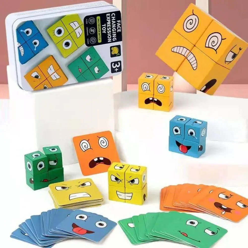 Crazy Puzzle Game For Kids ( 16 Blocks   72 Playing Cards)