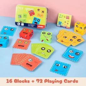 Crazy Puzzle Game For Kids ( 16 Blocks   72 Playing Cards)