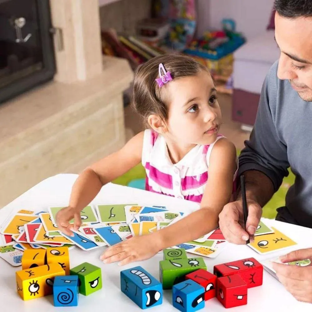 Crazy Puzzle Game For Kids ( 16 Blocks   72 Playing Cards)