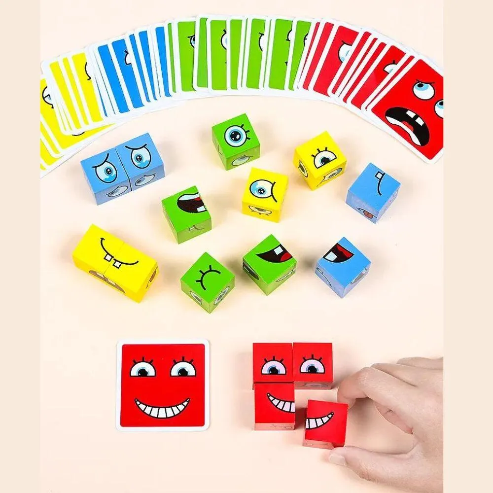 Crazy Puzzle Game For Kids ( 16 Blocks   72 Playing Cards)