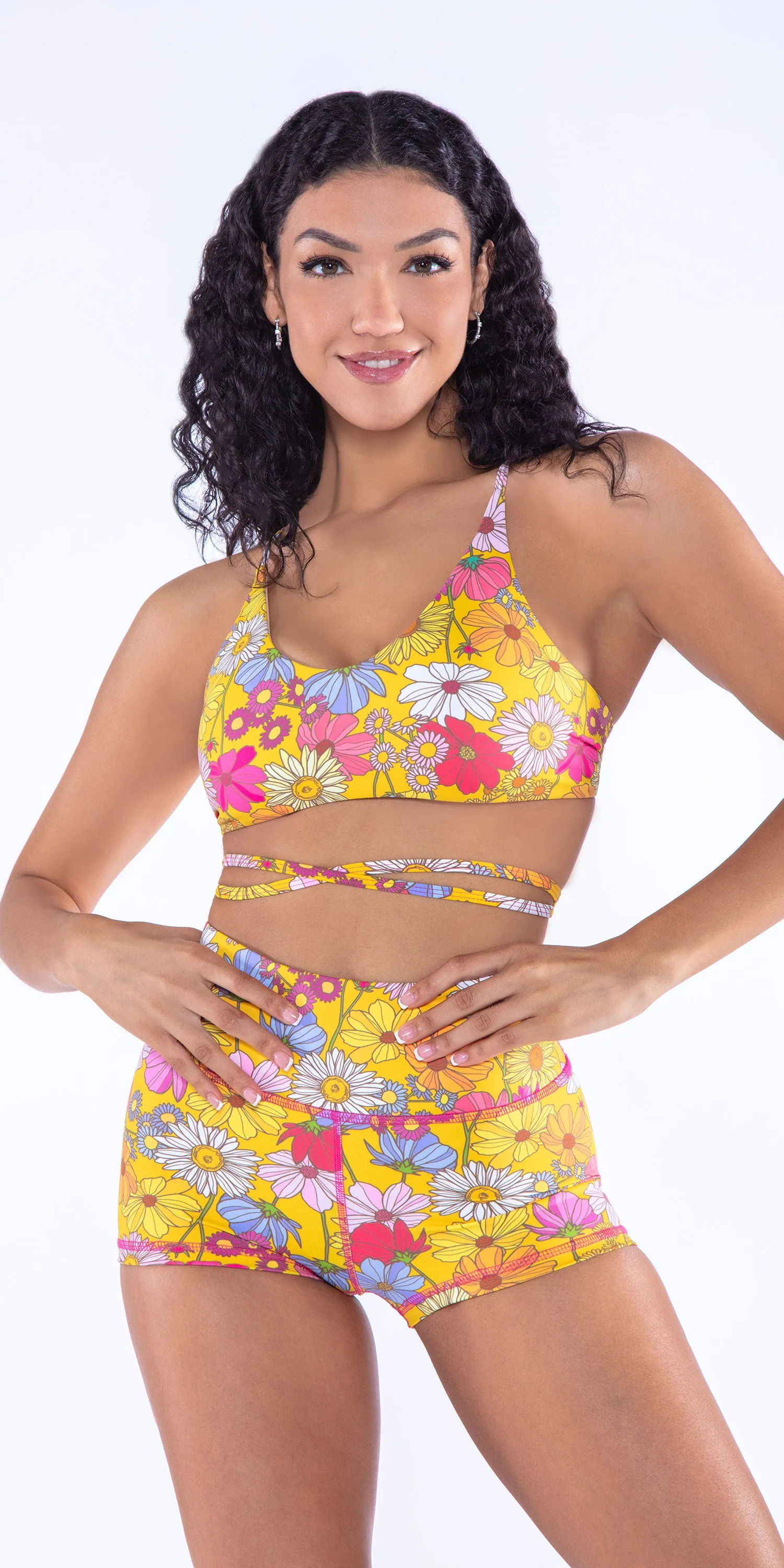 Criss-Cross - Swim Top