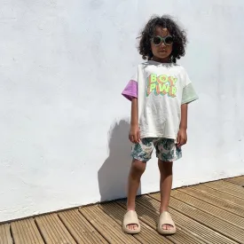 Curious Child BOYPWR Summer Tee - Cool Boys' Cotton T-Shirt